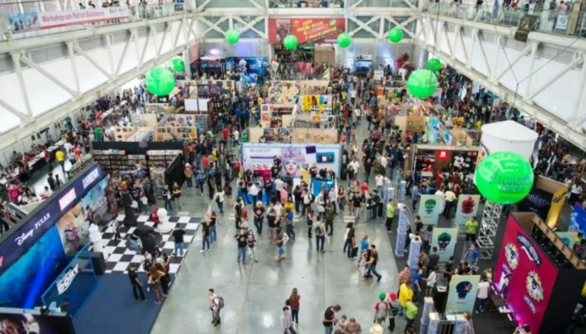 Escenario de Comic Con en Medellín.