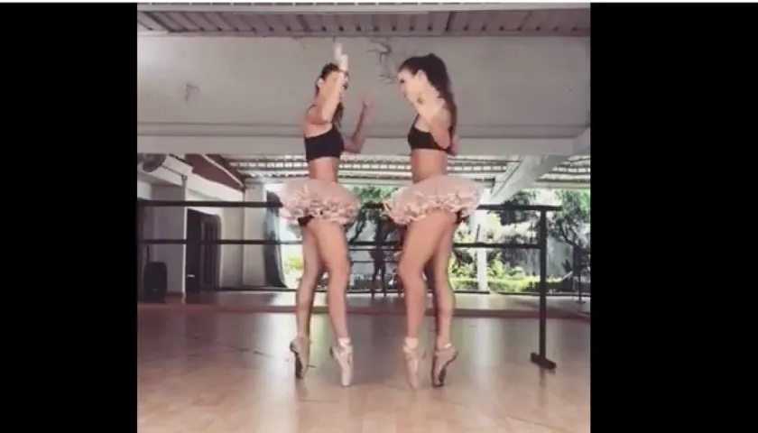 Las gemelas  Alejandra y Andrea Salamanca.