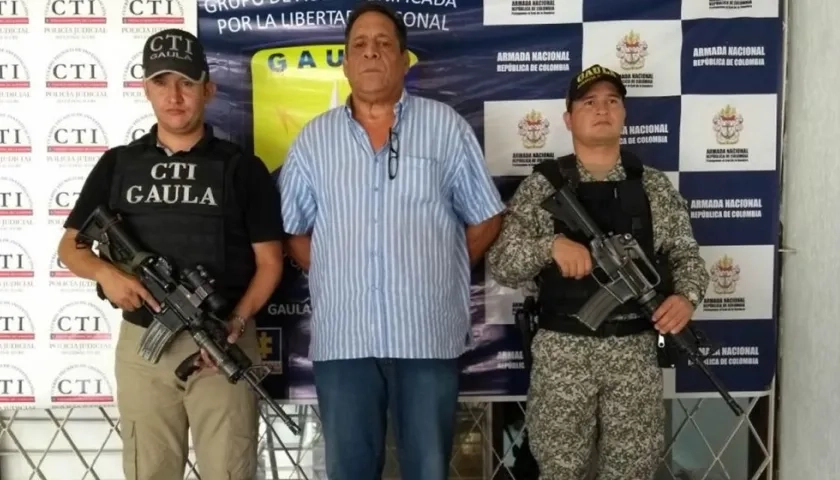 Captura de un hombre de 60 años, sindicado de tener nexos con las extintas Autodefensas Unidas de Colombia.