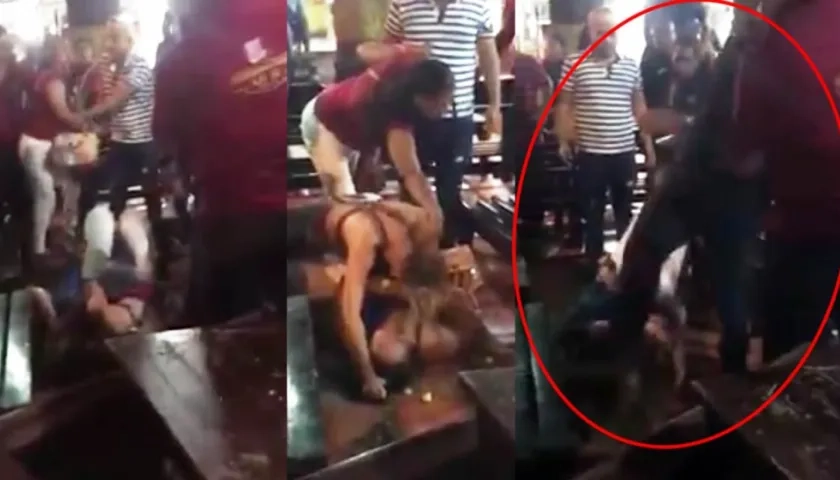 Salvaje agresión de “hombre” a joven que peleaba con su mujer