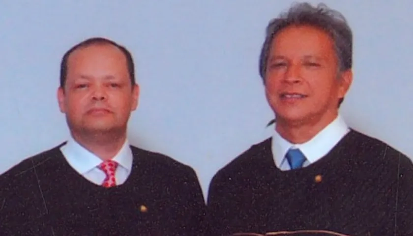 Fernando Castañeda Cantillo y Félix María Galvis Ramírez, magistrados condenados.