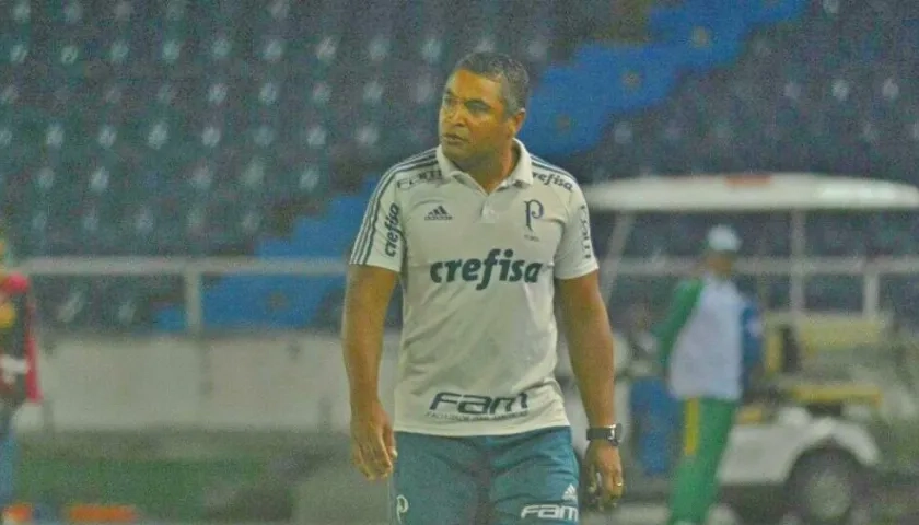 Roger Machado, técnico del Palmeiras.
