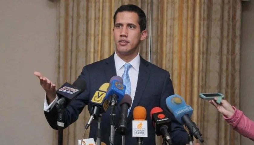 El diputado Juan Guaidó.