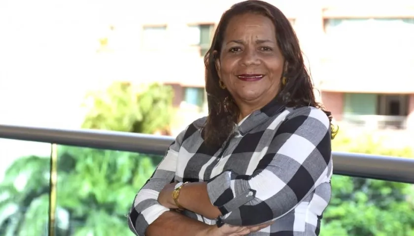 Emma Doris López, candidata a la Cámara por el Atlántico.