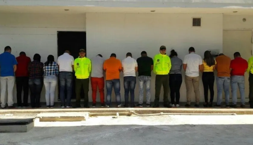 Los capturados en la Operación Puma II.