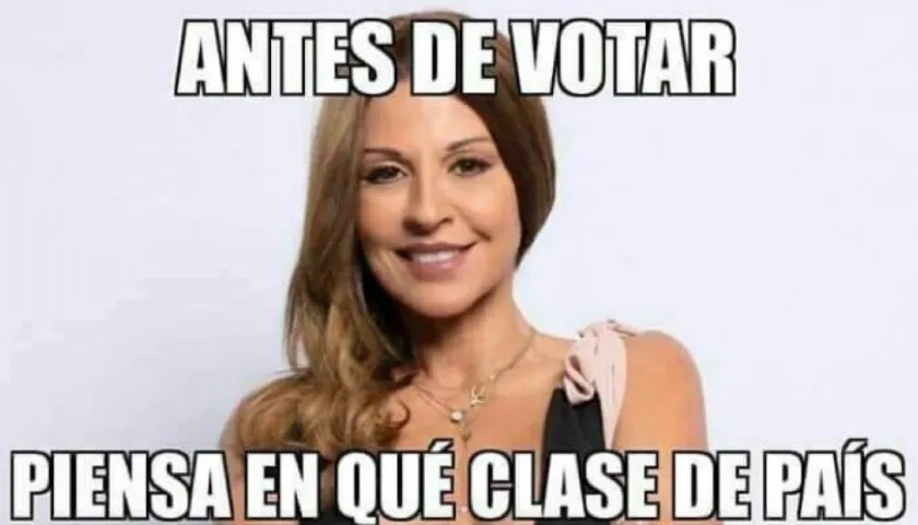El meme dedicado a Amparo Grisales.