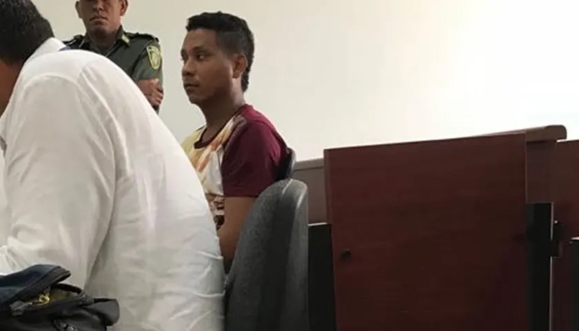 Ricardo Cañarete Escorcia, alias ‘Ricardito’, en audiencia.