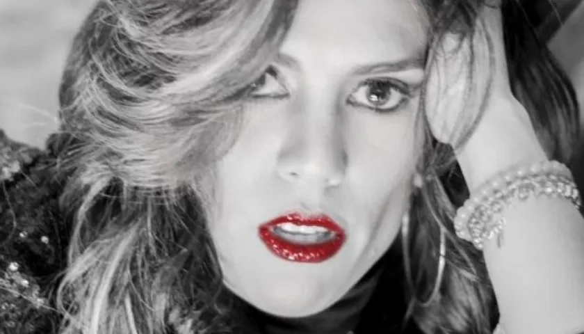 La cantante barranquillera Sofy.