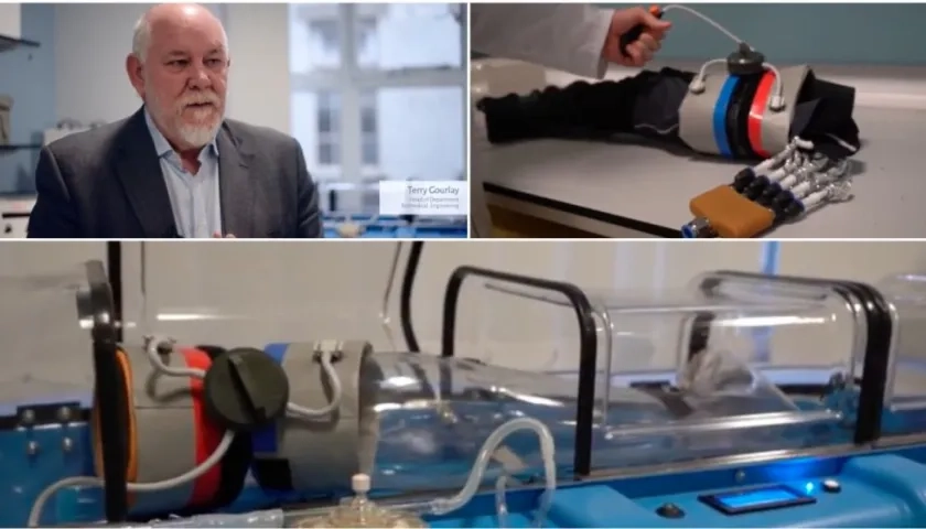 Terry Gourlay, jefe del departamento de Ingeniería Biomédica de la Universidad de Strathclyde.