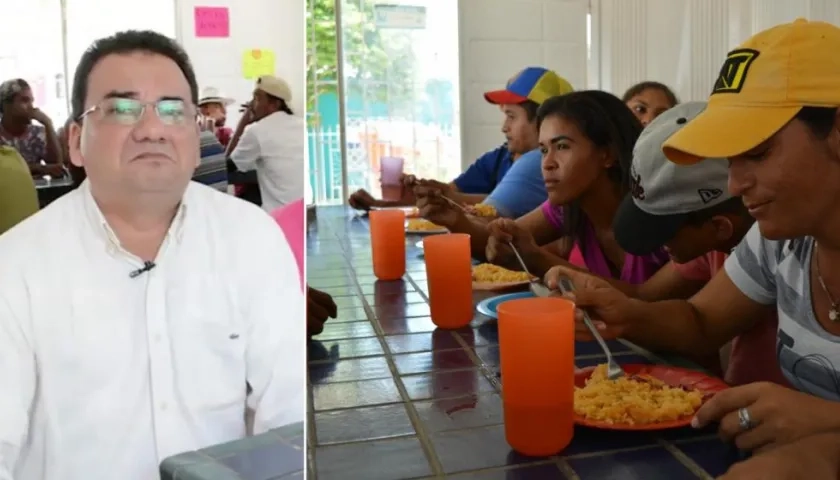 Sacerdote Álvaro Berdejo, párroco de la Iglesia Virgen María de la Regla en Soledad.
