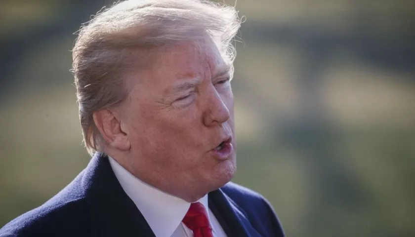 El presidente de los Estados Unidos, Donald Trump