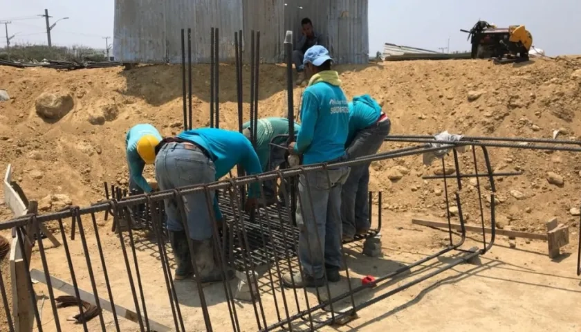 Comienzo de las obra 'Ventana al mundo'.