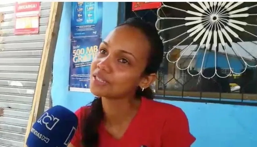 Dennys Sosa, hermana de Yeison Cohen. 