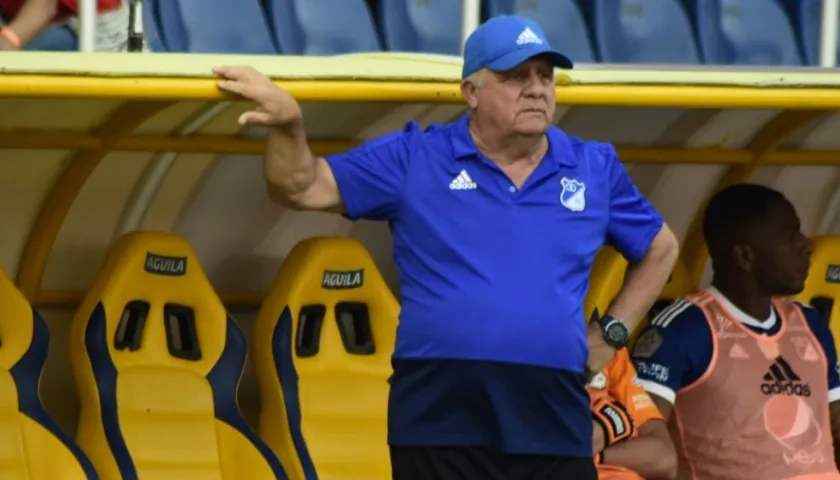 Hugo Gotardi, técnico encargado de Millonarios.