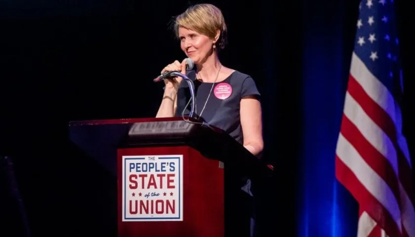 La actriz Cynthia Nixon.