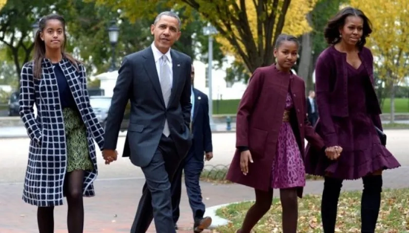 La familia Obama.