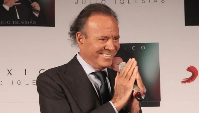 El cantante español Julio Iglesias.