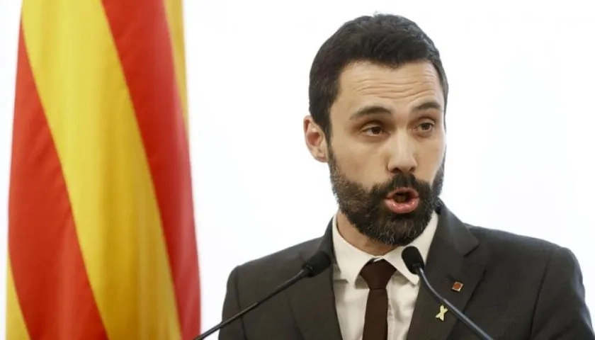 El presidente del Parlamento de Cataluña, Roger Torrent.