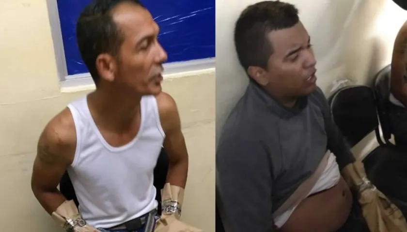 Los dos capturados por la muerte a los dos guardas del camión de valores.