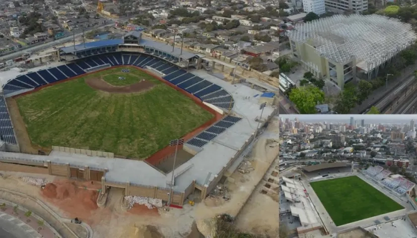 El estadio Édgar Rentería, el coliseo Elías Chegwin y el estadio Romelio Martínez. 