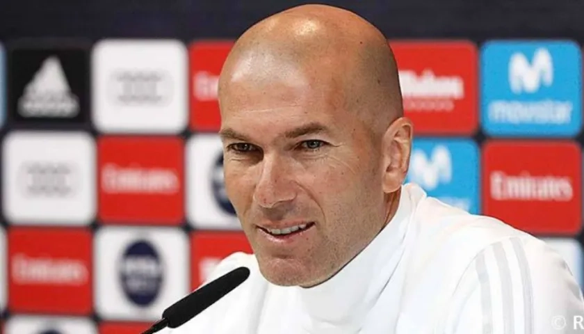 Zinadine Zidane, entrenador del Real Madrid.