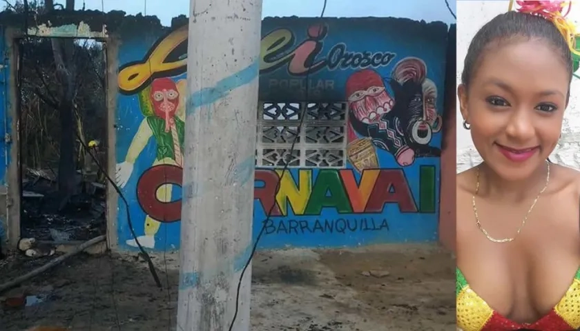 La residencia de Lilia Esther Orozco Herrera, Reina Popular de 7 Abril 2018.