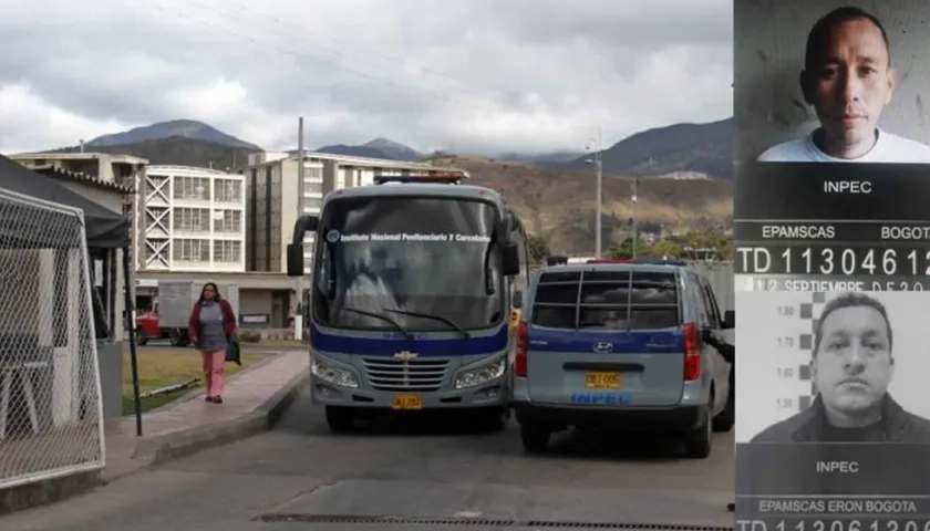 Se fugaron dos reclusos de la cárcel La Picota de Bogotá, identificados como Olmedo Vargas Padilla y Jhon Alejandro Gutierrez