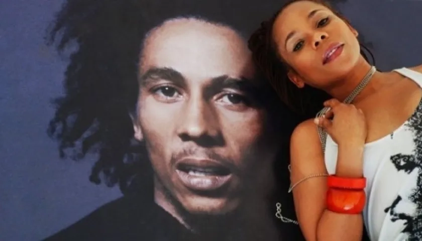 Cedella Marley, hija de Bob Marley.