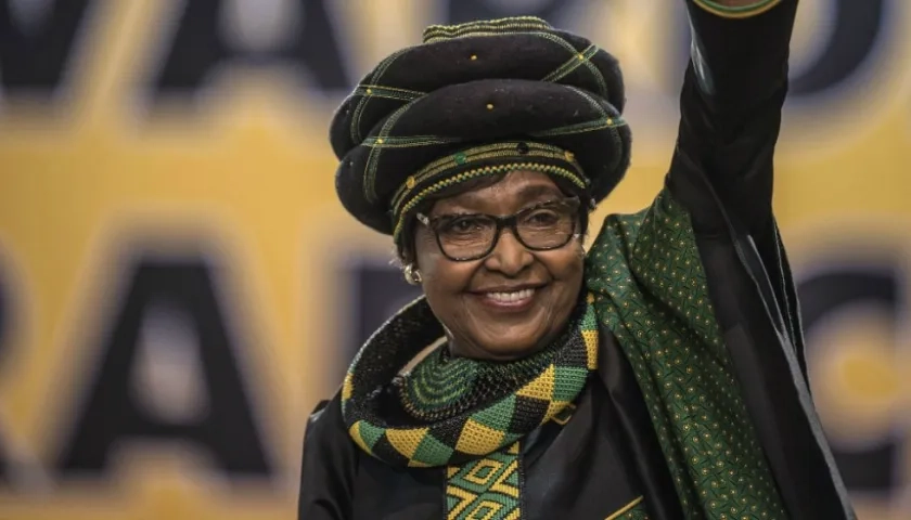 La política y activista Winnie Madikizela-Mandela.