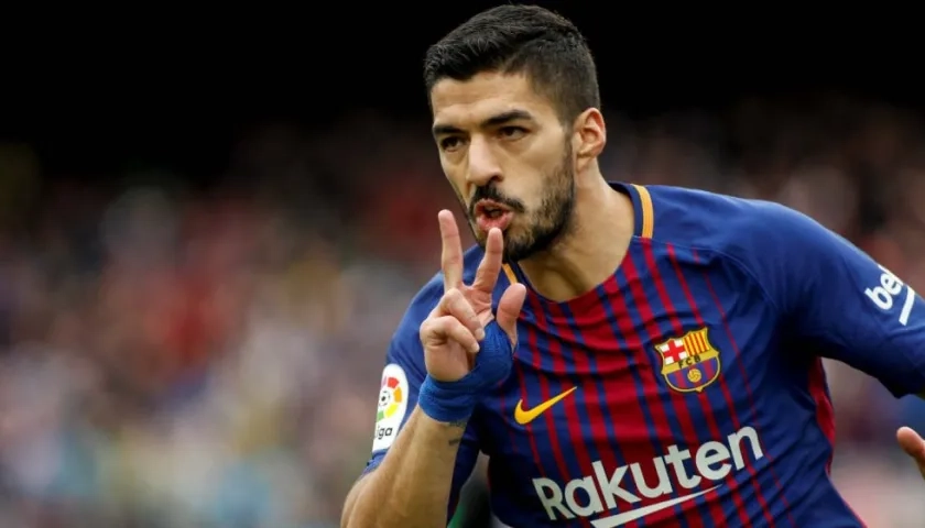 Luis Suárez, delantero del Barcelona. 