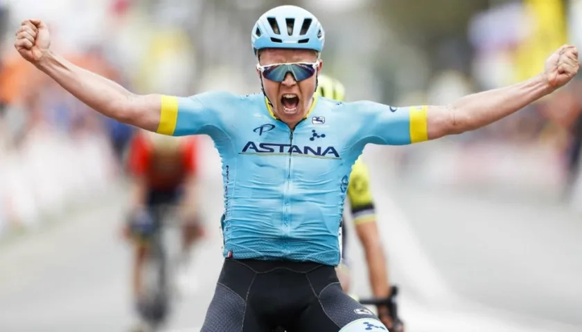 Michael Valgren Andersen pasó primero en la competencia. 