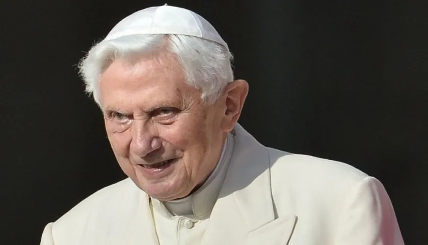 El papa emérito Benedicto XVI