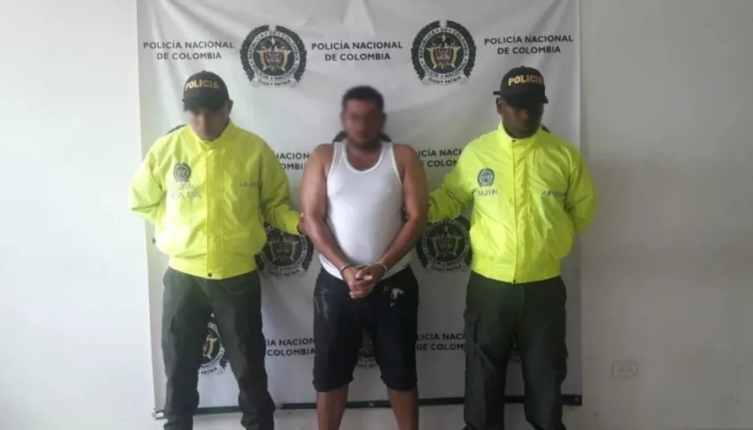 El capturado fue conducido a la URI de la Fiscalía, en Sabanalarga.