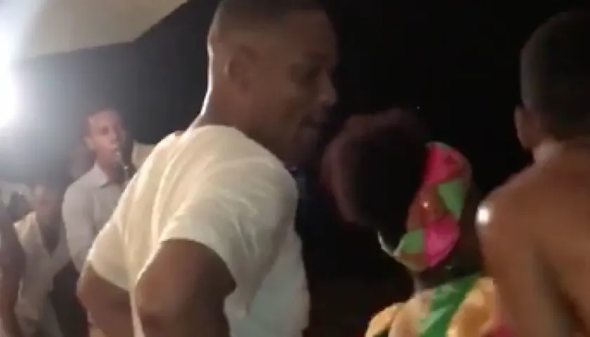 El actor Will Smith de visita en Cartagena.