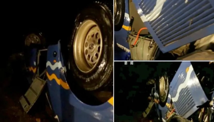 32 turistas chinos murieron en Corea del Norte en un accidente de tránsito.