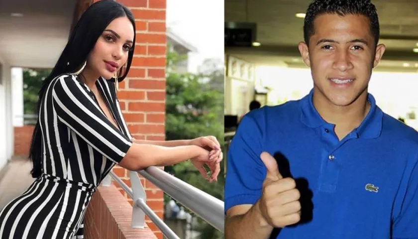 La modelo Andrea Valdiri y el jugador Michael Ortega.