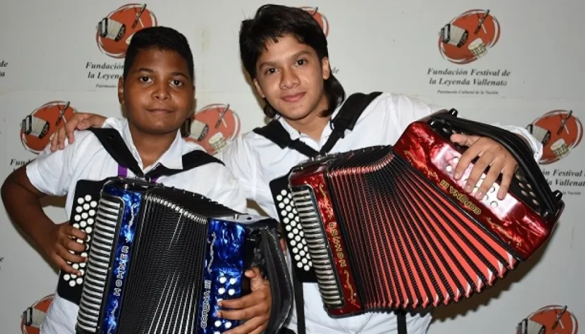 Jerónimo Andrés Villazón Murillo, Rey Infantil y Yerson Robles Peña, Rey Juvenil.