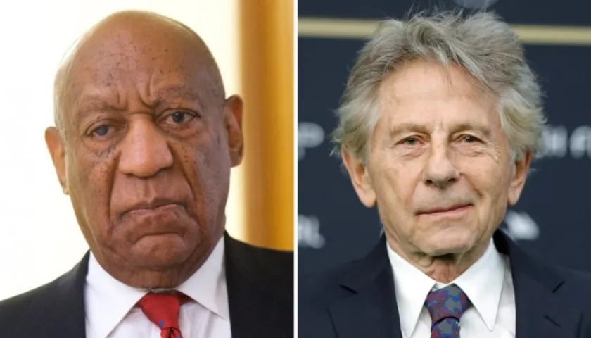 El actor Bill Cosby y el cineasta Roman Polansky.