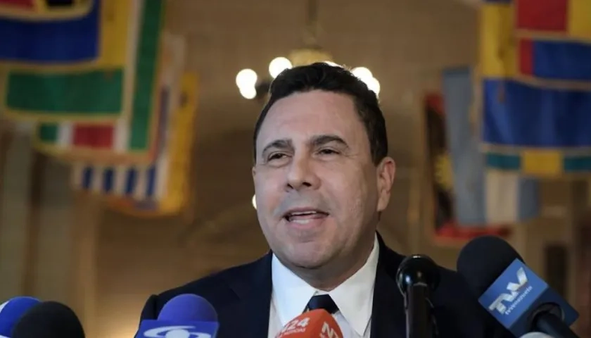 El viceministro venezolano para América del Norte, Samuel Moncada.