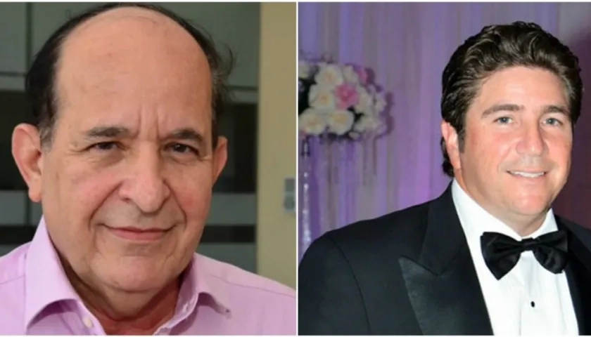 Los excongresistas Álvaro Ashton y David Char.