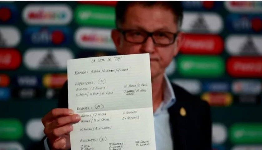 Juan Carlos Osorio, técnico de México.