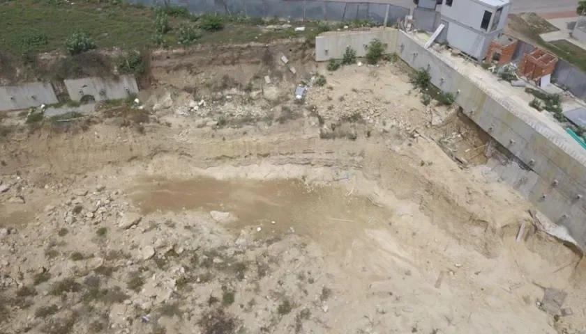 'El hueco', así le llaman los afectados a lo que existe del proyecto Gioco.