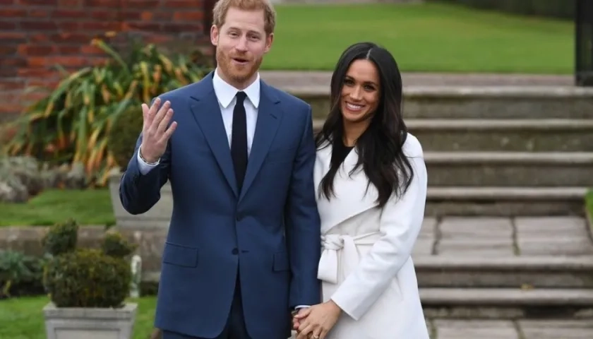 El príncipe Enrique y Meghan Markle.