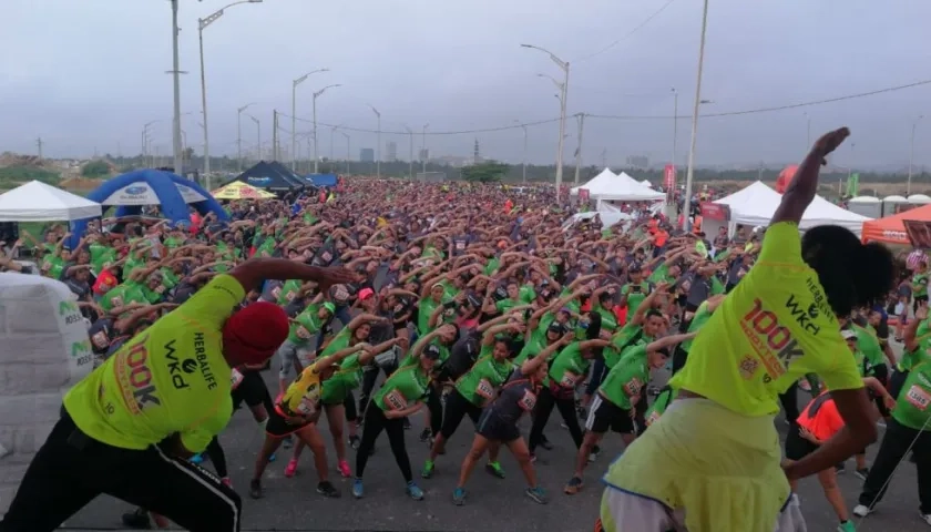 La carrera atlética Desafío Bodytech no pudo realizarse.