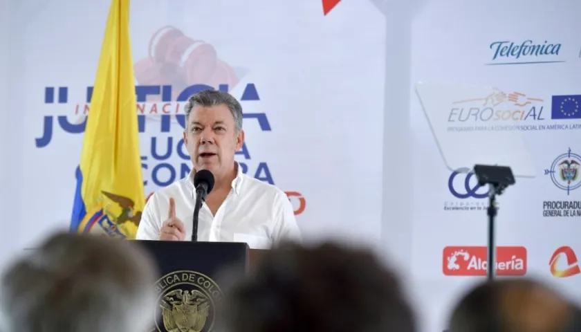 Juan Manuel Santos, presidente de Colombia.