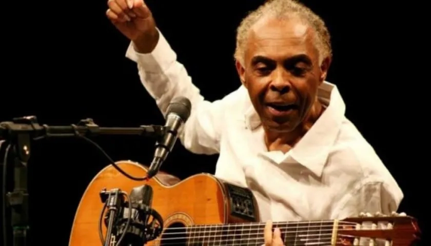 El cantante brasileño Gilberto Gil.