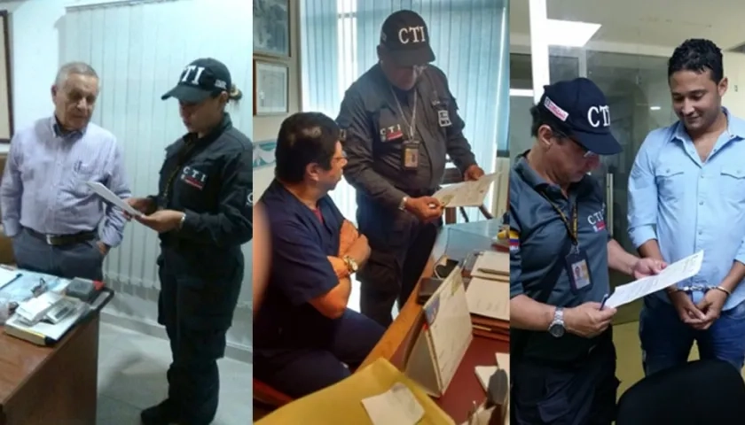 Patricio Antonio Garcia De Caro, Rolando Jose Vargas Russo, Mario Alberto Alarcon Pabon