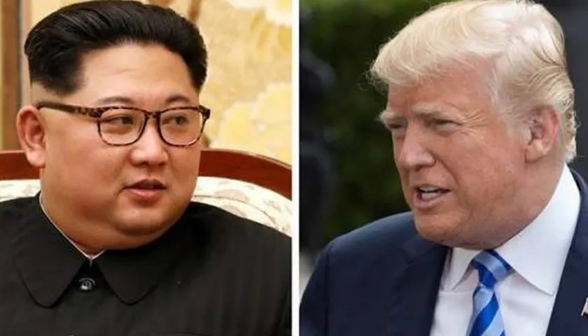 Kim Jong-un y Donald Trump