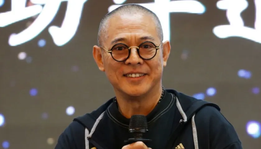  El actor de películas de acción Jet Li.