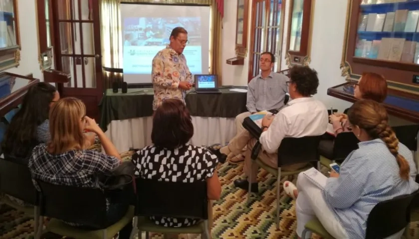 Encuentro de investigadores de ambas instituciones. 